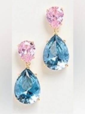 KENNETH JAY LANE PEAR SHAPED EARRINGS